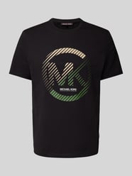 T-Shirt mit Label-Print Modell 'VICTORY' von Michael Kors Schwarz - 34