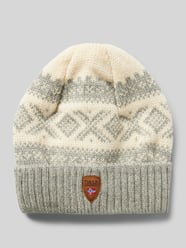 Beanie met labeldetail van Dale of Norway Grijs / zwart - 45