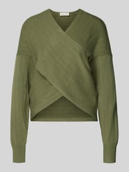 Strickpullover in Wickel-Optik Modell 'Zine Rachelle' von MSCH Copenhagen - 12