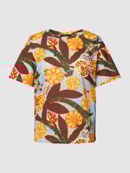 T-shirt met all-over motief, model 'DULA' van Weekend Max Mara Blauw - 13