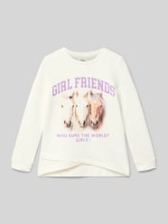 Regular fit sweatshirt van katoenmix van s.Oliver RED LABEL - 26