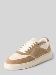 Sneaker aus echtem Leder mit Logo-Detail von Copenhagen Beige - 31