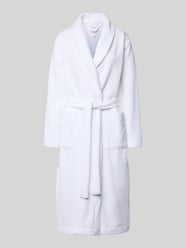 Badjas met logostitching, model 'Selection' van Hanro - 34