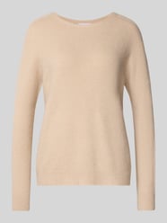 Sweter z dzianiny z prążkowanymi wykończeniami od Rich & Royal - 24