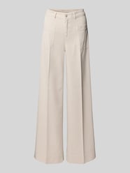 Wide Leg Hose aus Viskose-Mix Modell 'MIRU' von Raffaello Rossi Beige - 28