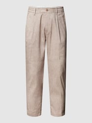 Hose mit Bundfalten Modell 'Chasy' von Drykorn Beige - 46