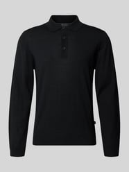 Regular Fit Strickpullover aus reiner Schurwolle mit Polokragen von MAERZ Muenchen - 12