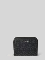 Portemonnaie mit Label-Detail von CK Calvin Klein Schwarz - 5