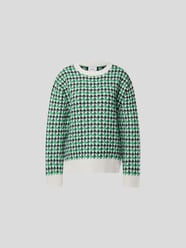 Pullover mit Allover-Muster von Barrie Grün - 35
