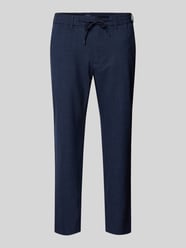 Tapered Fit Stoffhose mit Gesäßtaschen von MCNEAL Blau - 3