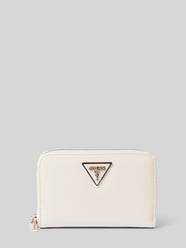 Portemonnaie mit Label-Detail Modell 'LAUREL' von Guess Beige - 47