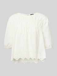 Relaxed Fit Bluse aus reiner Baumwolle Modell 'SALMINA' von Pieces - 43