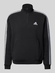 Sweatshirt mit Troyer-Kragen von ADIDAS SPORTSWEAR Schwarz - 31