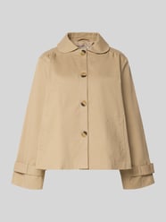 Relaxed fit Jack met platte kraag Model 'Viola' van LOLLYS LAUNDRY Beige - 1