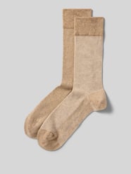 Sokken met logostitching in een set van 2 paar van Christian Berg Men Beige - 12