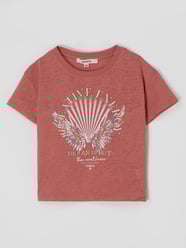 T-Shirt mit Ausbrenner-Effekt von Garcia Orange - 43