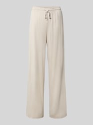 Weite Hose aus Viskose-Mix Modell 'ANORA' von PIECES Beige - 29