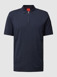 Poloshirt mit Polokragen Modell 'Dekok' von HUGO Blau - 24