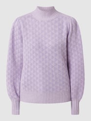 Pullover mit Alpaka-Anteil Modell 'Nuebenzia' von Nümph Lila - 32