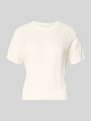 Relaxed Fit Strick-Shirt aus Baumwoll-Mix Modell 'LUX LIGHT' von VERO MODA - 1