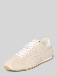 Low Top Sneaker aus Veloursleder von Marc O'Polo Beige - 10