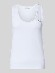 Slim Fit Sport Tank Top mit Label Patch von Lacoste Sport - 22