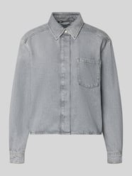 Bluzka jeansowa o kroju relaxed fit z czystej bawełny od Marc O'Polo DENIM - 18