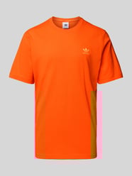 T-Shirt mit Label-Stitching Modell 'TREFOIL' von adidas Originals Orange - 7