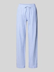 Stoffhose mit Streifenmuster und elastischem Bund von Neo Noir - 17