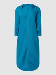 Blusenkleid aus Viskose-Leinen-Mix  von comma Blau / Türkis - 36