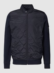 Sweatjacke in Stepp-Optik von Christian Berg Men Blau - 16