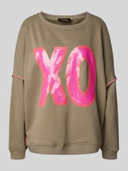 Sweatshirt met pailletten en ronde hals van miss goodlife - 38