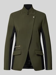 Długi żakiet o kroju slim fit z zamkiem błyskawicznym dwustronnym od Marc Cain - 24