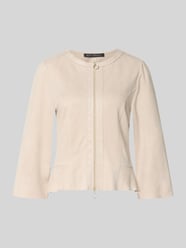 Blazer mit Zweiwege-Reißverschluss und 3/4-Arm von Betty Barclay Beige - 34