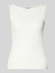 Slim Fit tanktop van katoenmix model 'MAY' van PIECES - 27