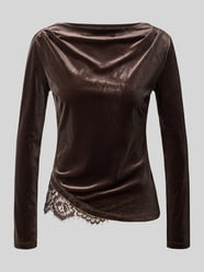 Langarmshirt mit asymmetrischem Spitzenbesatz von VERO MODA - 10