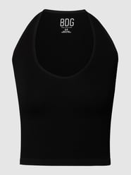 Korte top in riblook van BDG Urban Outfitters Zwart - 46