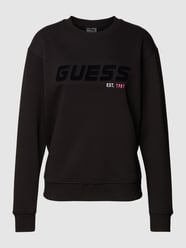 Sweatshirt mit Label-Applikation Modell 'ALLANIS' von Guess - 29