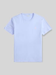męski t-shirt o kroju regular fit z czystej bawełny od Polo Ralph Lauren - 16