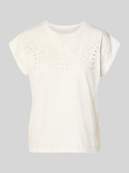 damski t-shirt o kroju regular fit z czystej bawełny model 'MINA' od Pepe Jeans - 2