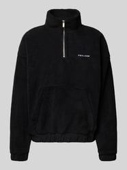 Fleecepullover met schipperskraag, model 'PUKA' van Pegador - 12