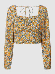 Cropped Blusenshirt mit floralem Muster Modell 'Zoey' von Only Orange - 19