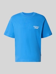 t-shirt z nadrukiem z napisem model 'NORREBRO' od JACK & JONES - 1