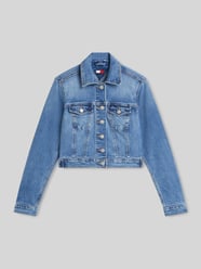 Kurtka jeansowa o krótkim kroju z mieszanki bawełny od Tommy Jeans - 6
