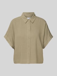 Bluzka o kroju relaxed fit z mieszanki wiskozy i lnu model ‘VIVA’ od Selected Femme - 24