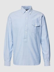Regular Fit Freizeithemd mit Brusttasche von Polo Ralph Lauren Blau - 34