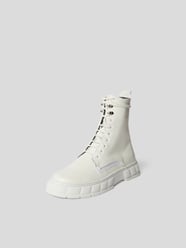 Veterboots met merkdetails van Viron Wit - 12