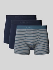 Trunks mit Label-Bund im 3er-Pack von Schiesser Blau - 22