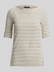 regular fit T-shirt van katoenmix van Lauren Ralph Lauren - 35