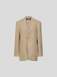 Leinenblazer mit Reverskragen von Jacquemus Beige - 23